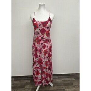 Kensie Women’s Dress Layered Floral XL  adjustable straps Pullover Midi Dress